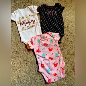Carters Newborn Onesies
